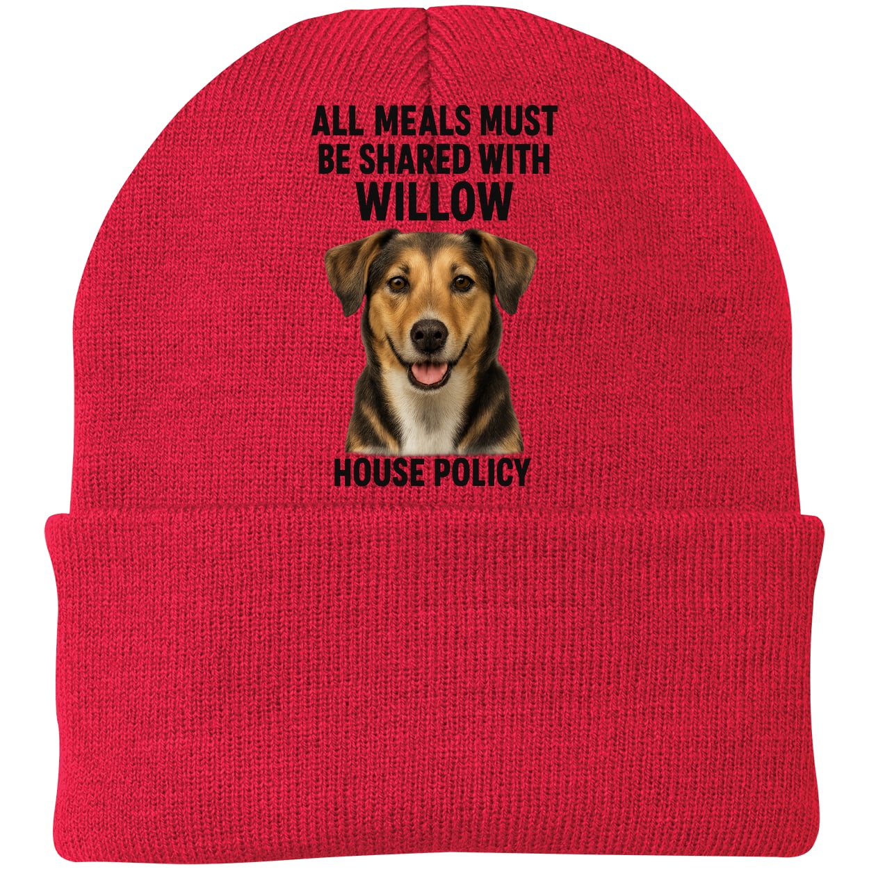 CP90 Port & Company Knit Beanie - Athletic Red