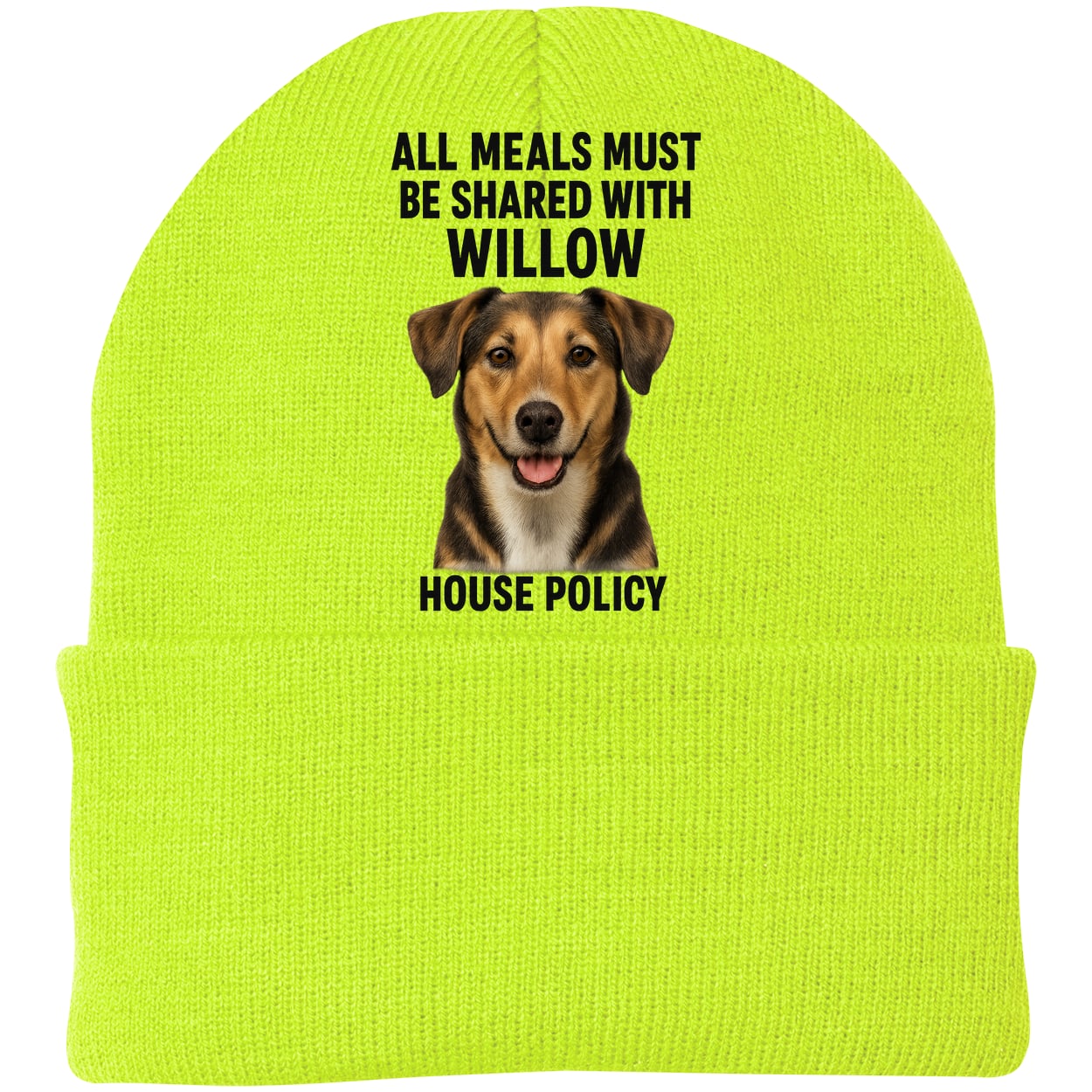 CP90 Port & Company Knit Beanie - Neon Yellow