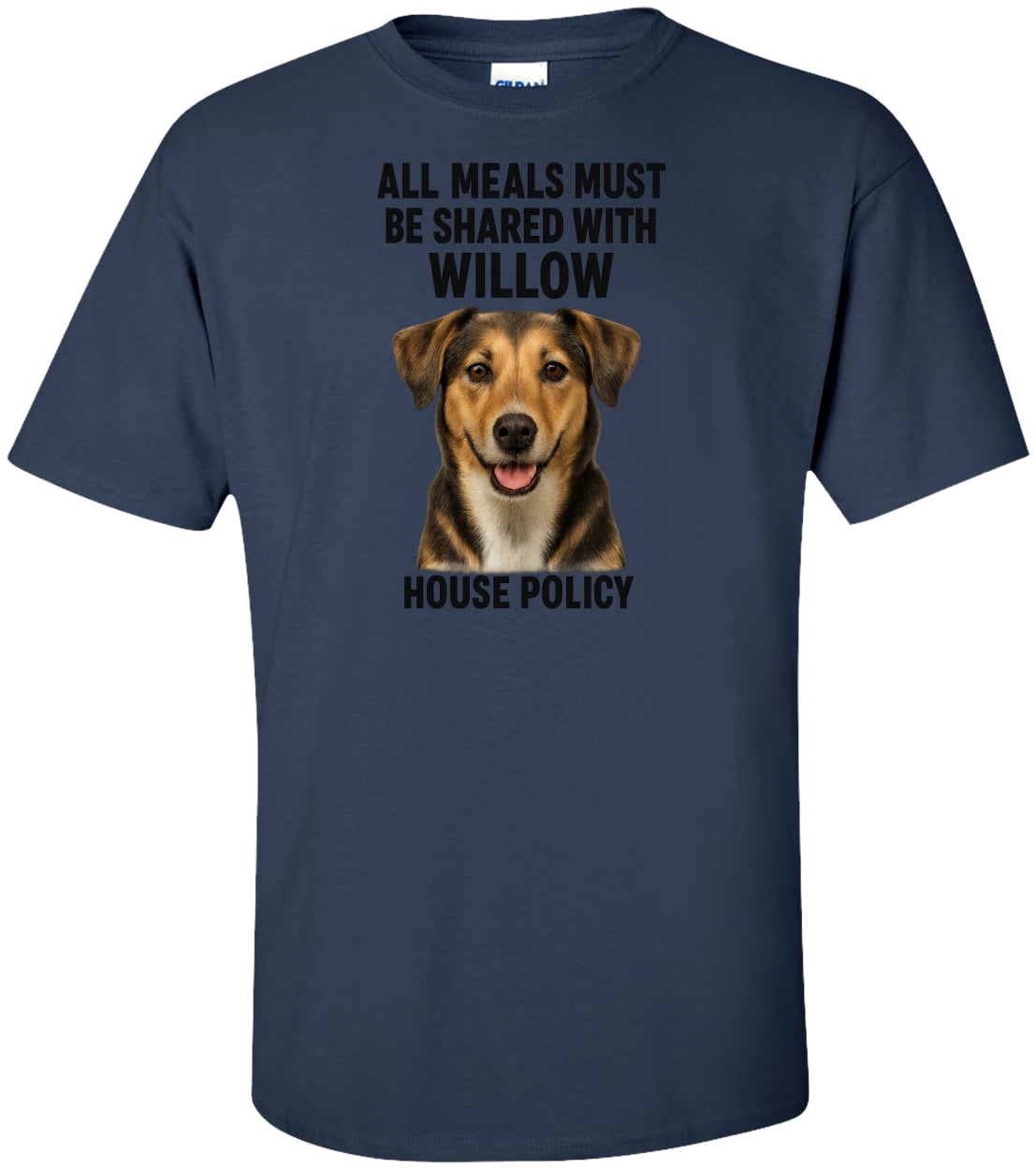 G200T Gildan Mens Tall Ultra Cotton Tee - Navy