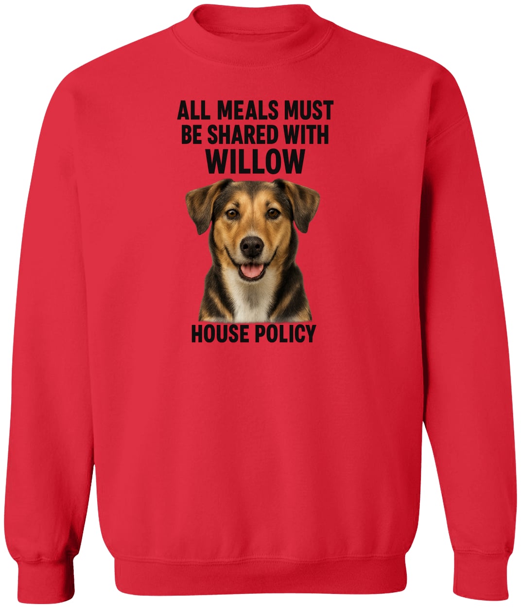 G180 Gildan Crewneck Pullover Sweatshirt - Red