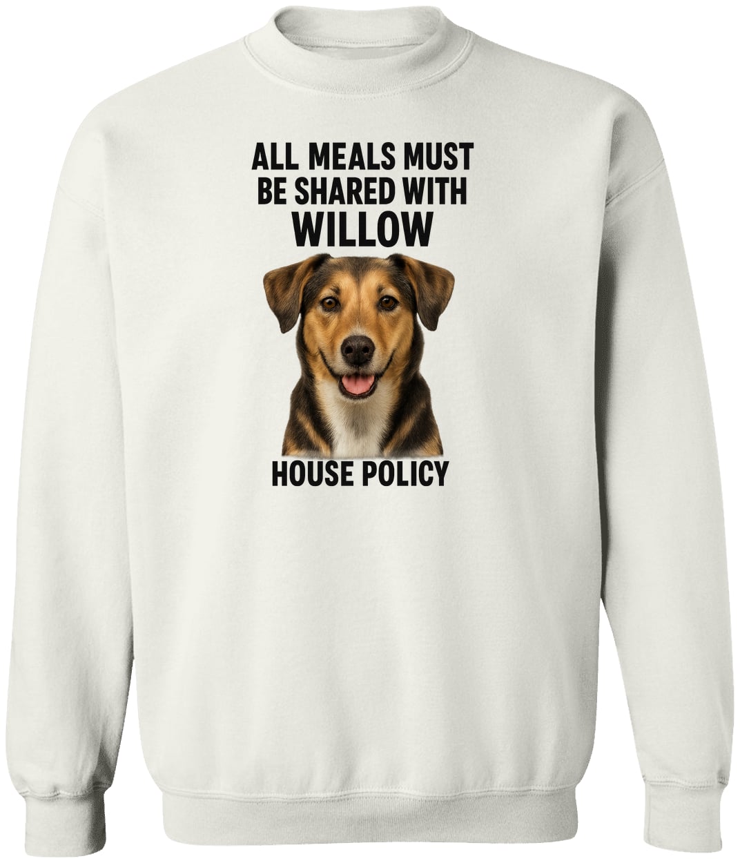 G180 Gildan Crewneck Pullover Sweatshirt - White