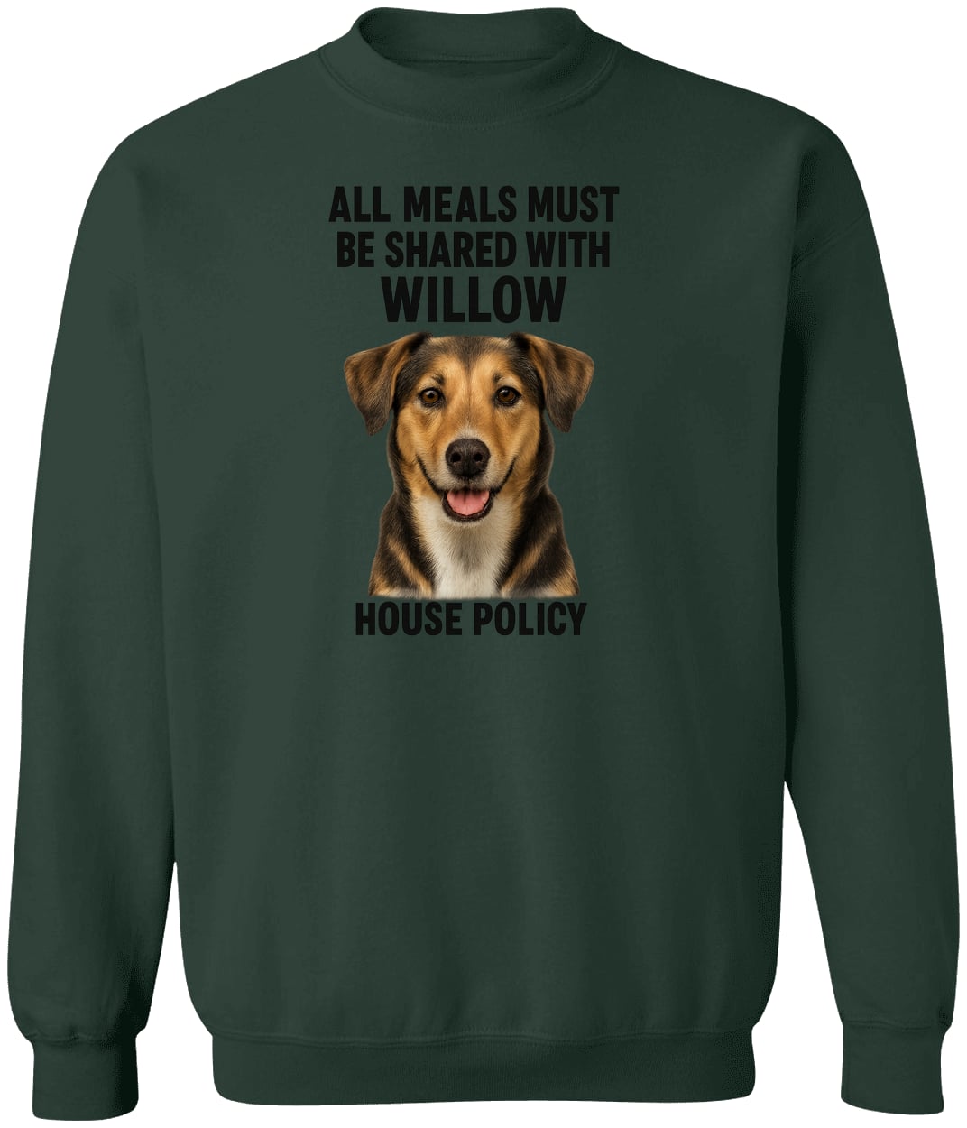G180 Gildan Crewneck Pullover Sweatshirt - Forest Green
