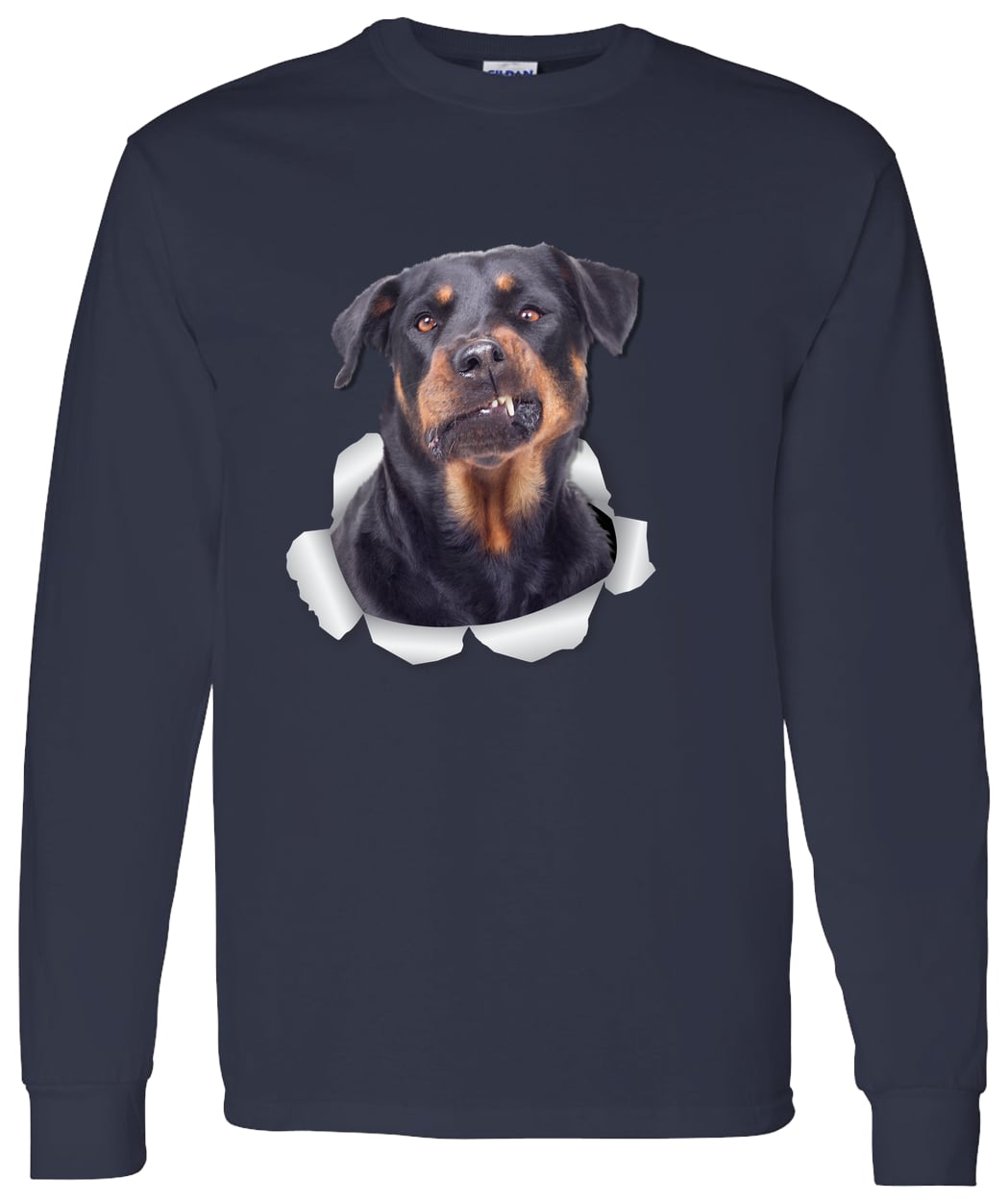 G540 LS T-Shirt 5.3 oz. - Navy