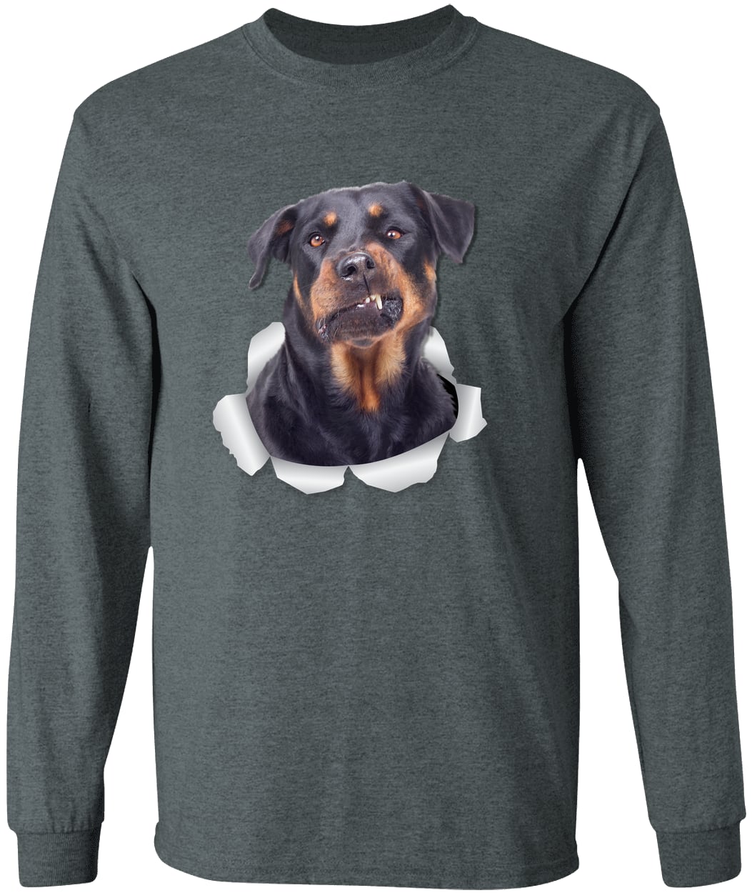 G540 LS T-Shirt 5.3 oz. - Dark Heather