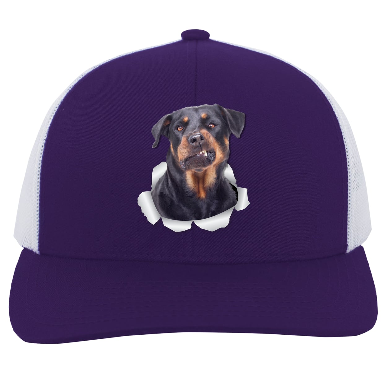 104C Trucker Snap Back - Purple/White