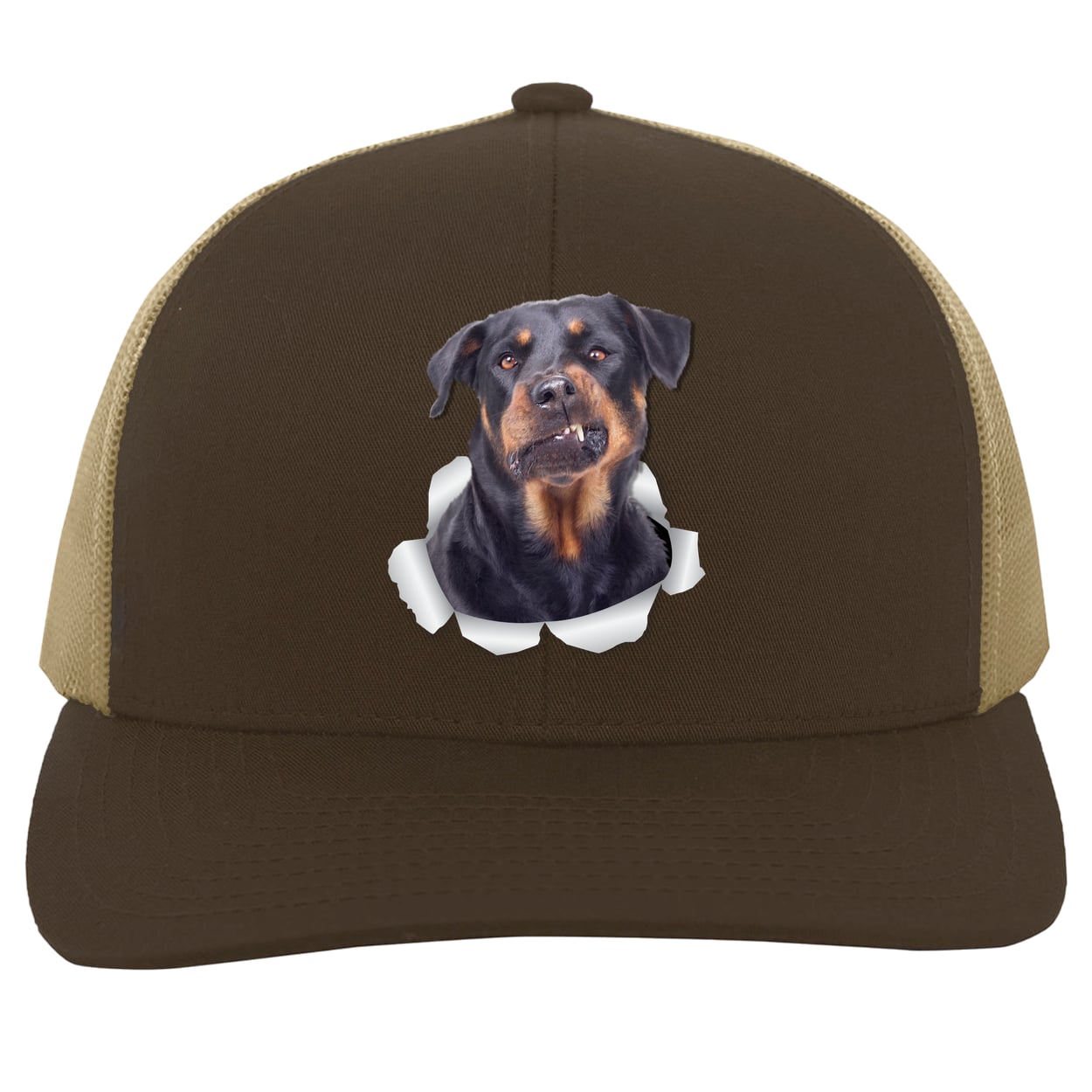 104C Trucker Snap Back - Brown/Khaki