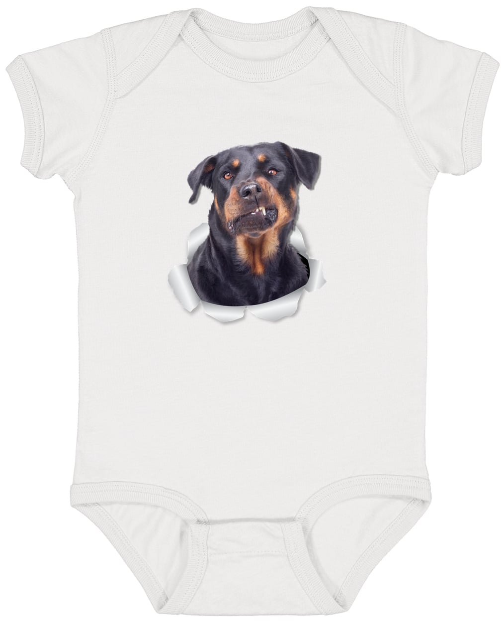 4424 Infant Fine Jersey Bodysuit - White