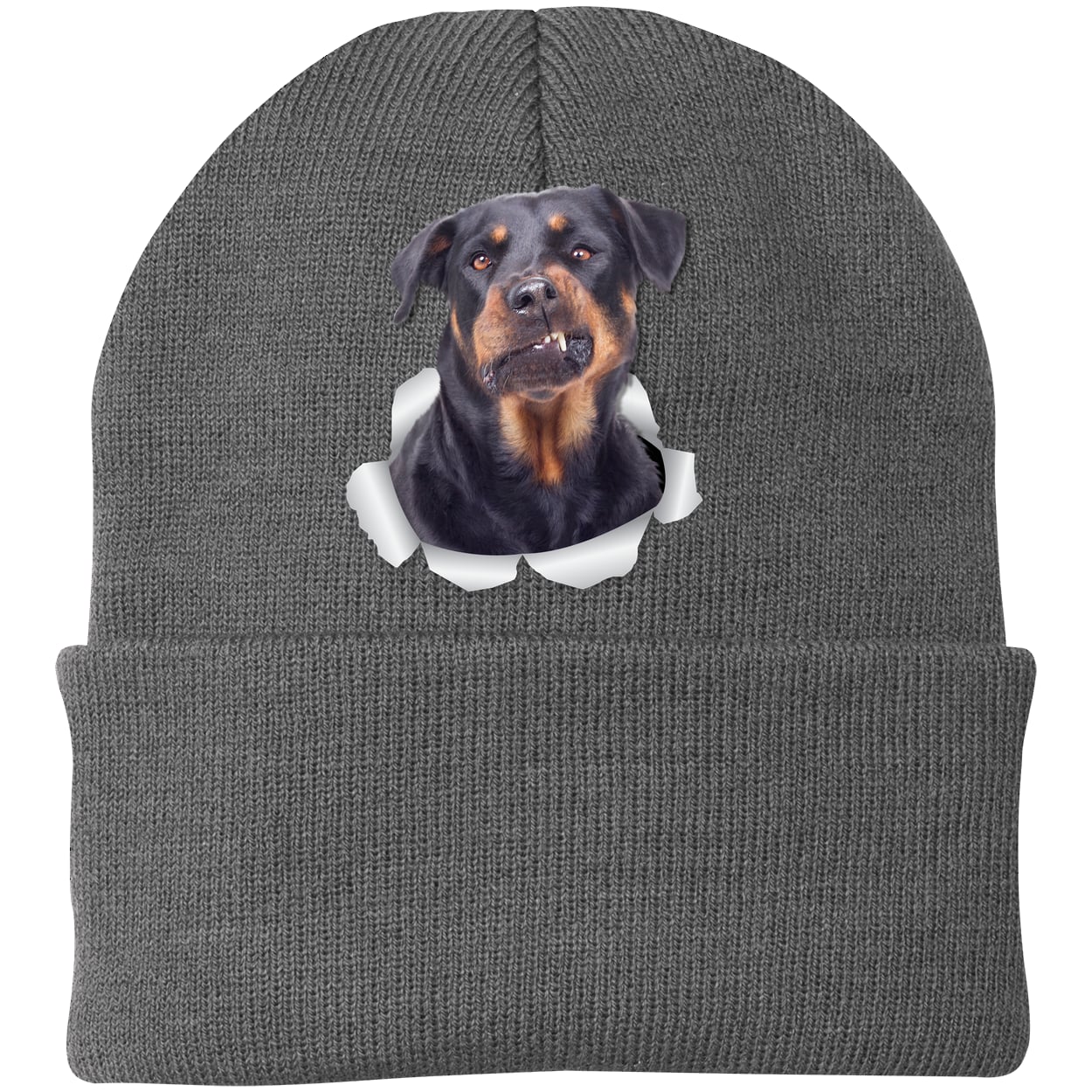 CP90 Port & Company Knit Beanie - Athletic Oxford