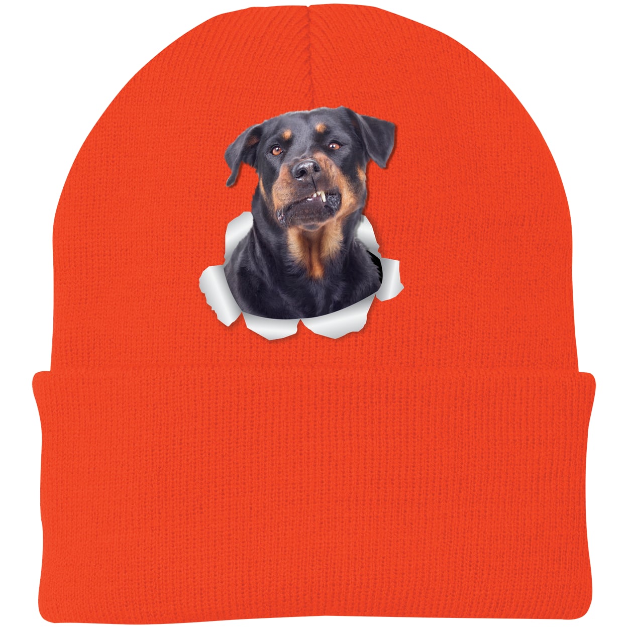 CP90 Port & Company Knit Beanie - Athletic Orange