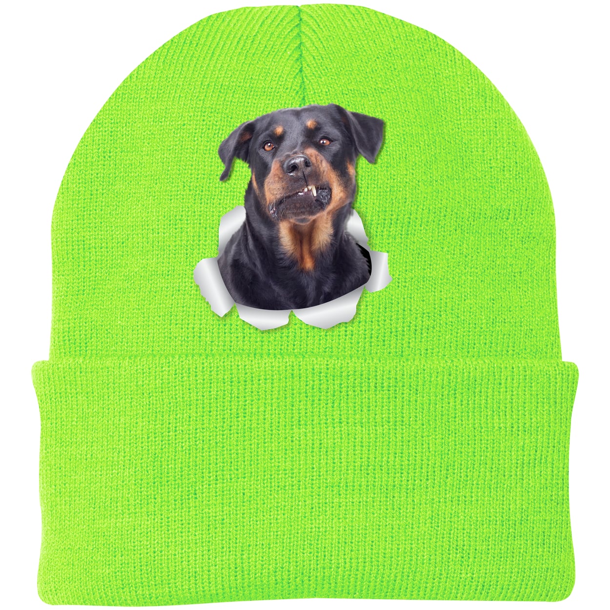CP90 Port & Company Knit Beanie - Neon Green