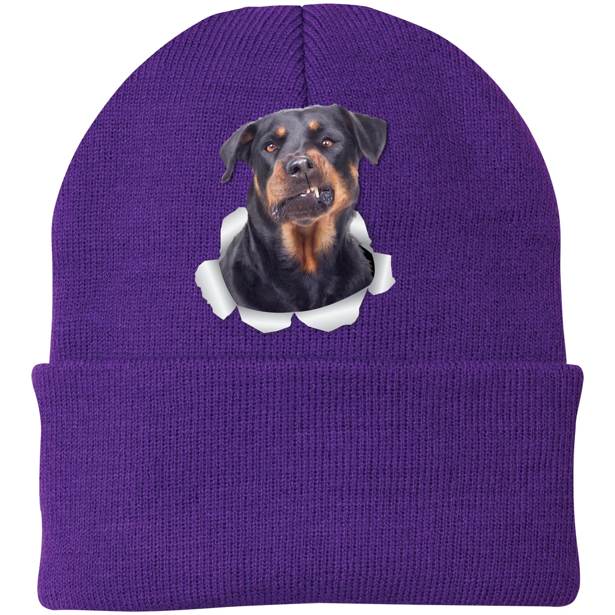 CP90 Port & Company Knit Beanie - Athletic Purple