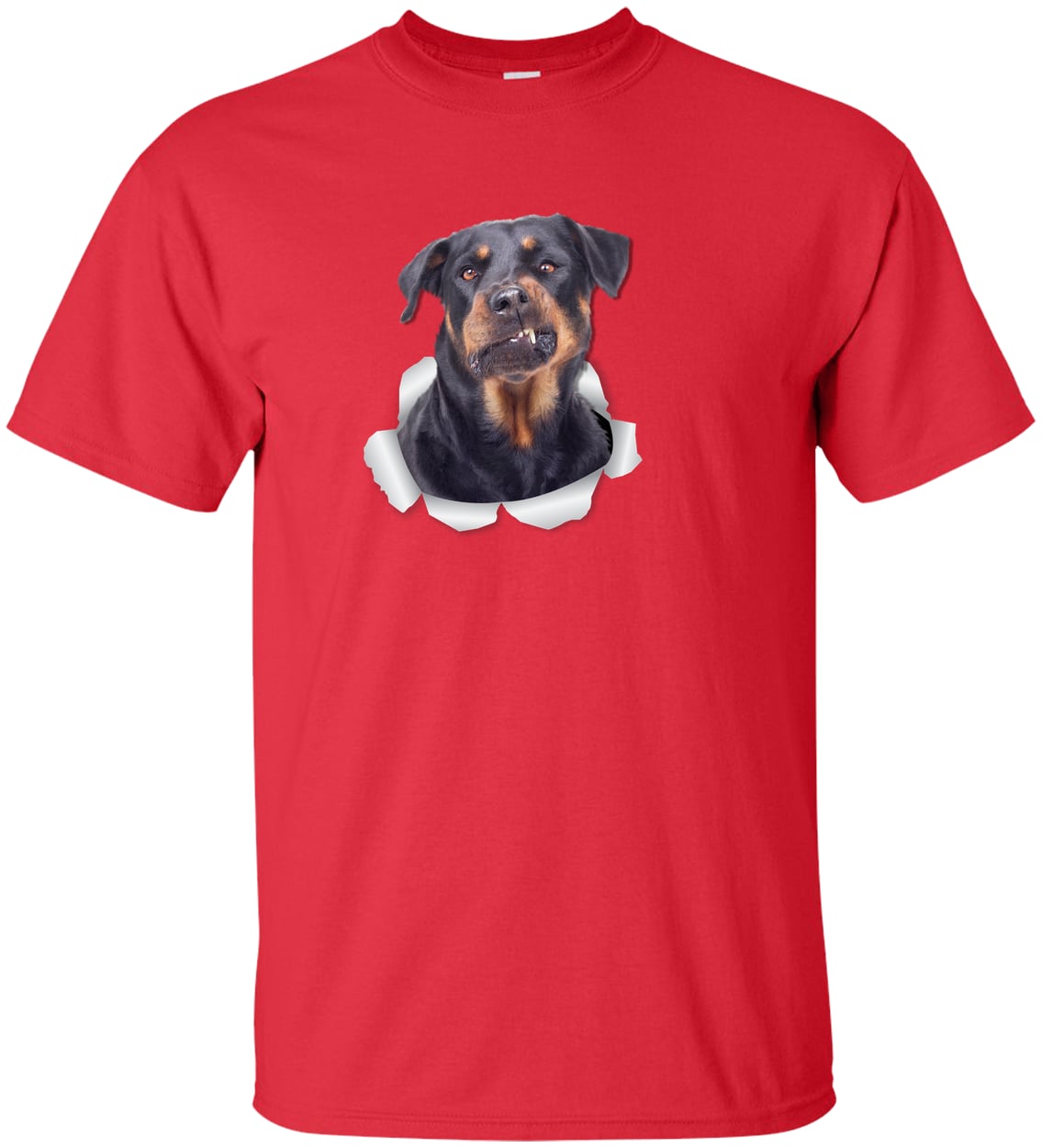 G200T Gildan Mens Tall Ultra Cotton Tee - Red