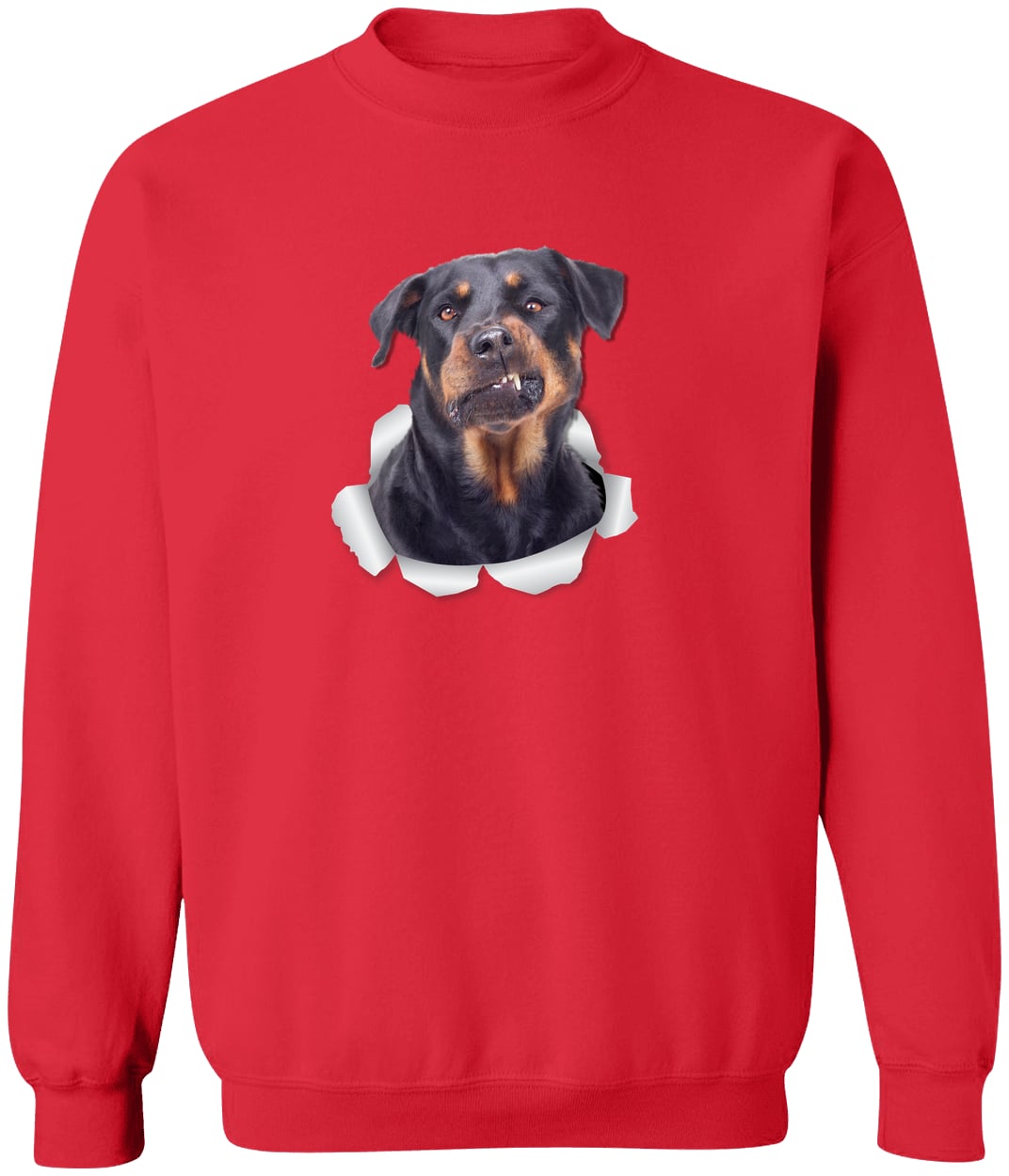 G180 Gildan Crewneck Pullover Sweatshirt - Red