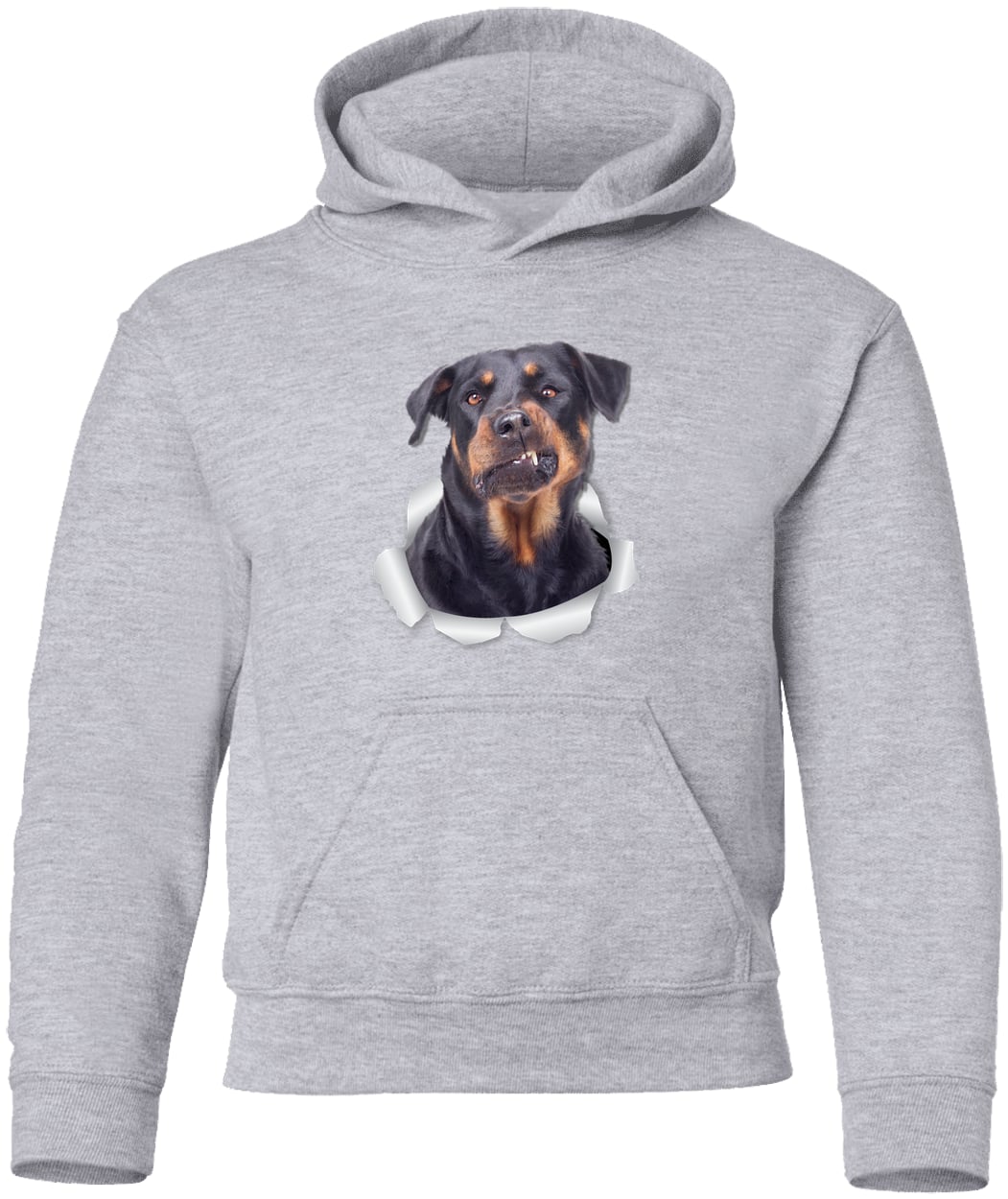 G185B Gildan Youth Pullover Hoodie - Sport Grey