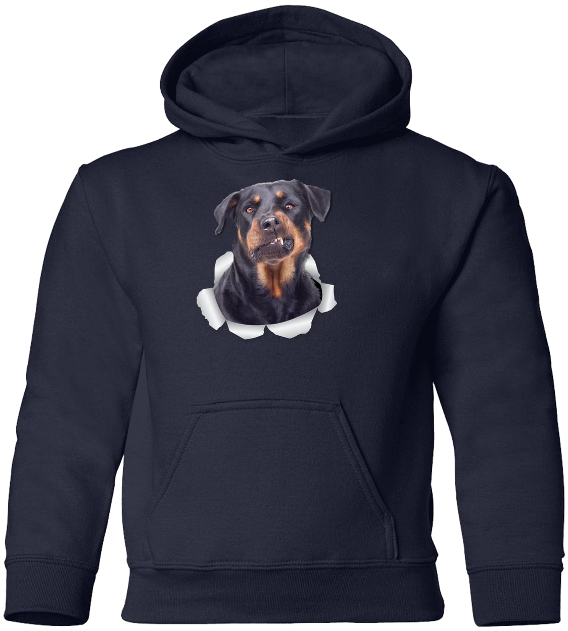 G185B Gildan Youth Pullover Hoodie - Navy