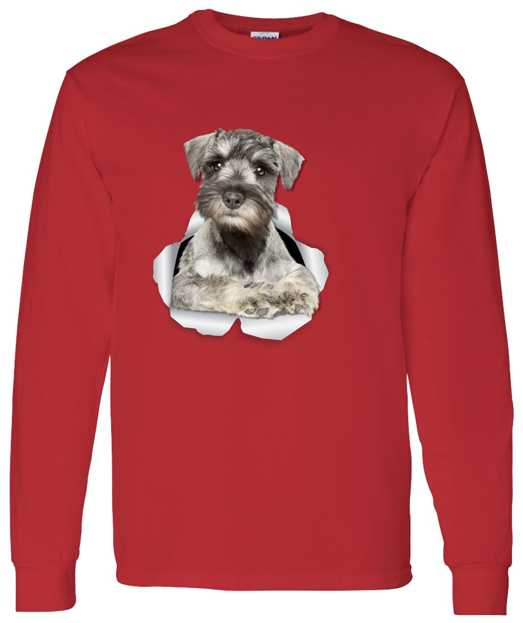 G540 LS T-Shirt 5.3 oz. - Red