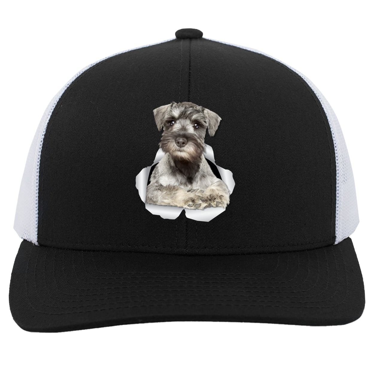104C Trucker Snap Back - Black/White