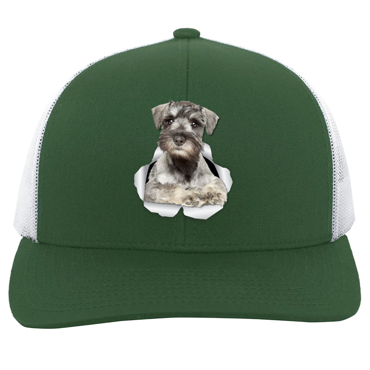 104C Trucker Snap Back - Dark Green/White