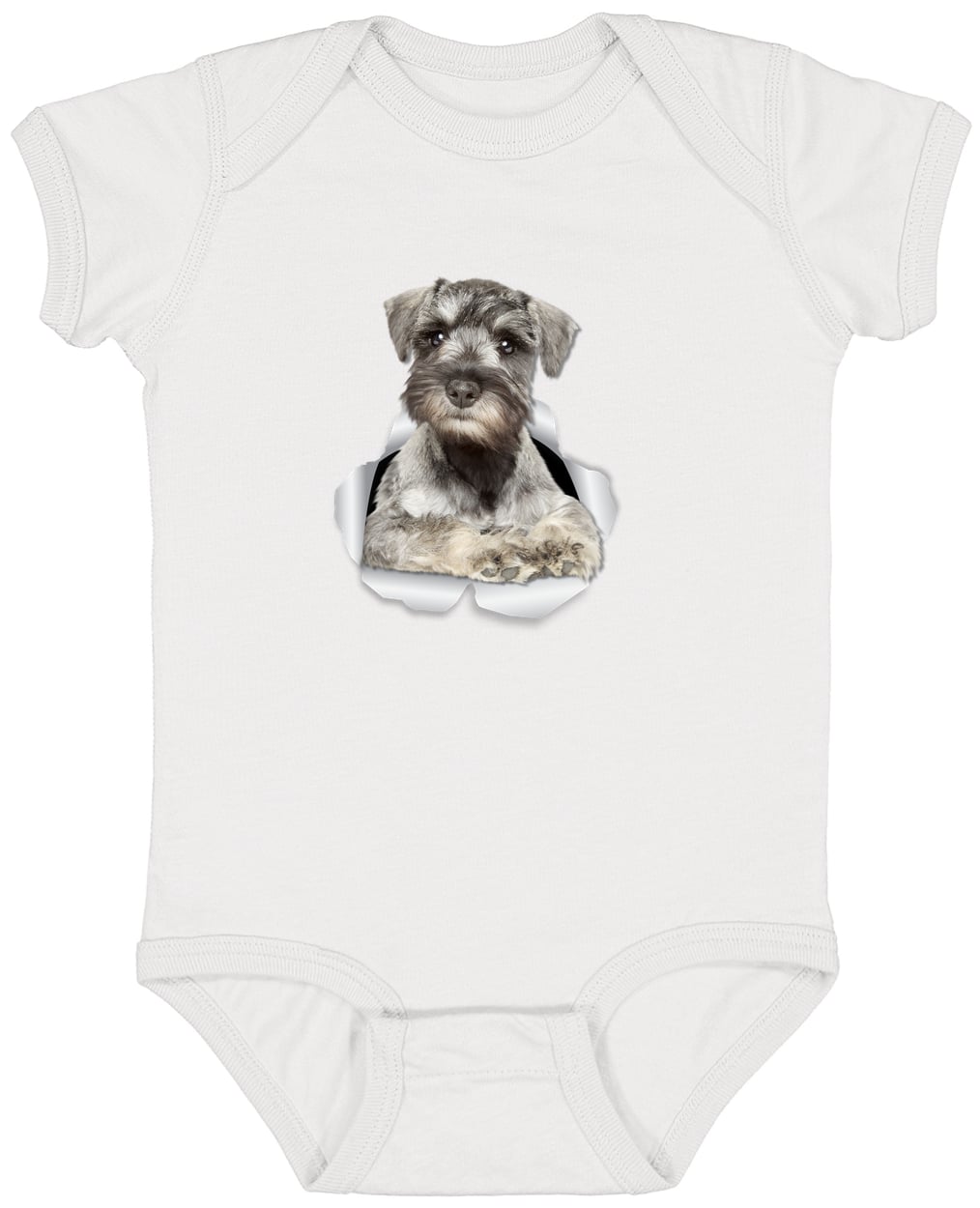 4424 Infant Fine Jersey Bodysuit - White