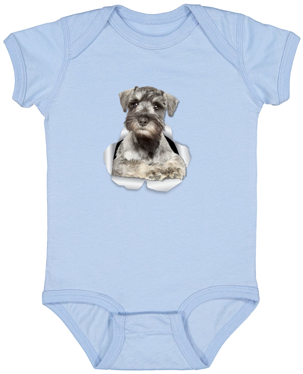 4424 Infant Fine Jersey Bodysuit - Light Blue