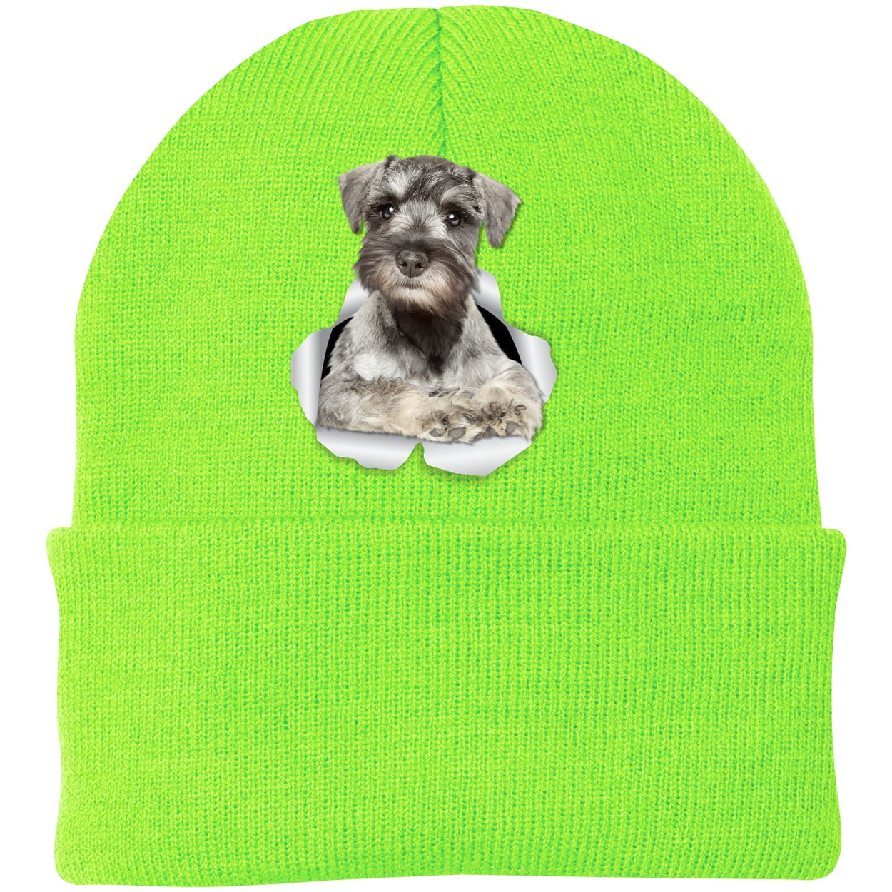 CP90 Port & Company Knit Beanie - Neon Green