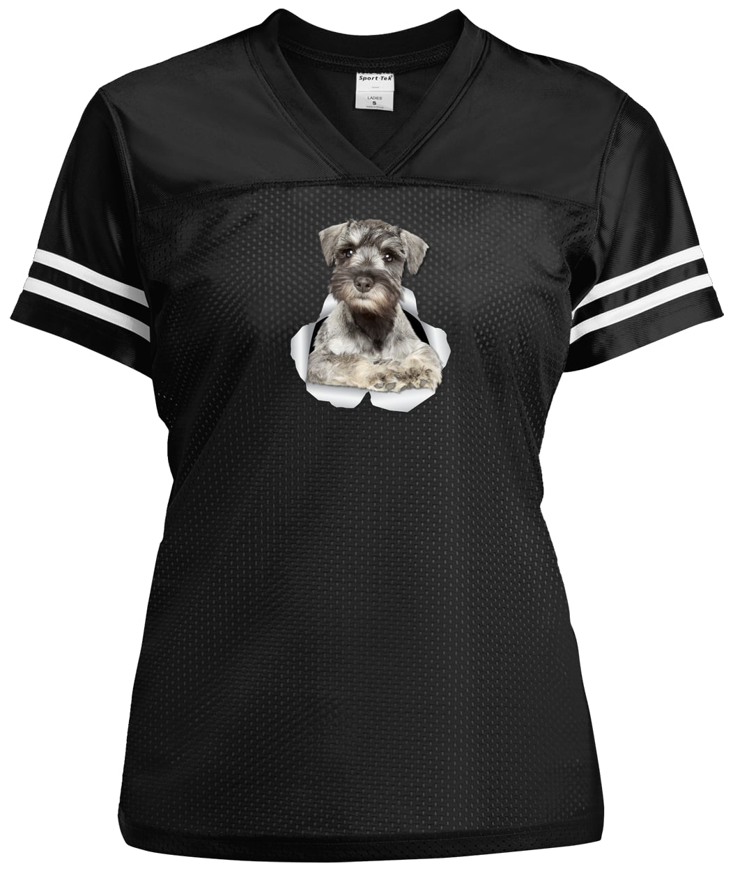 LST307 Sport-Tek Ladies' Replica Jersey - Black/White