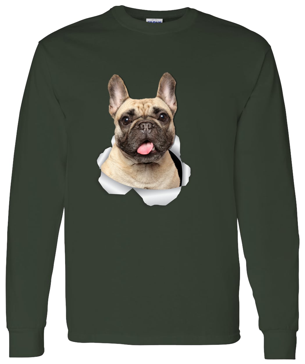 G540 LS T-Shirt 5.3 oz. - Forest Green