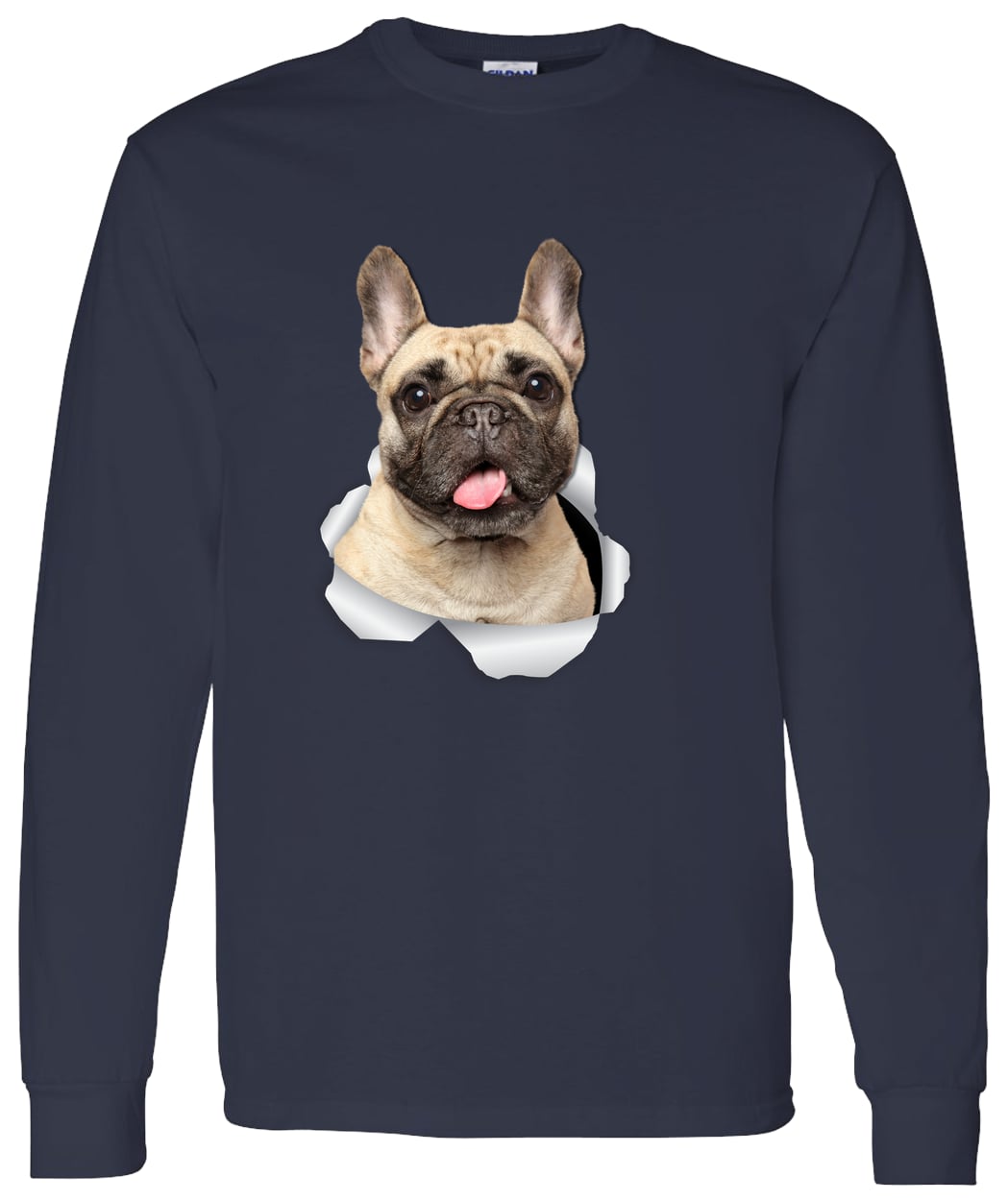 G540 LS T-Shirt 5.3 oz. - Navy