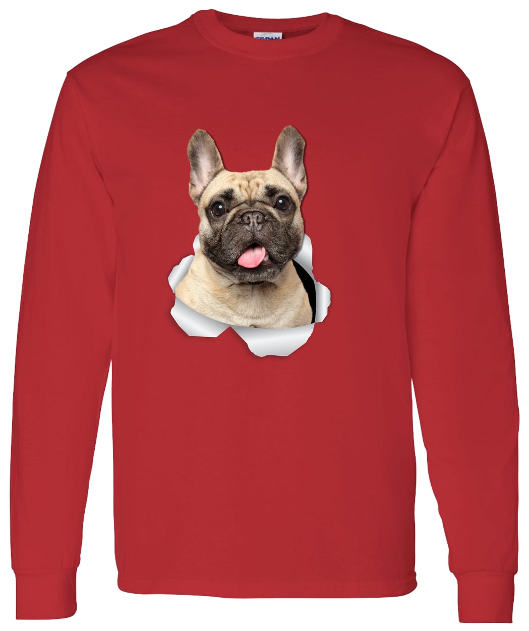 G540 LS T-Shirt 5.3 oz. - Red