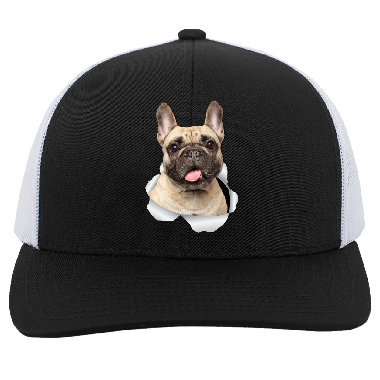 104C Trucker Snap Back - Black/White