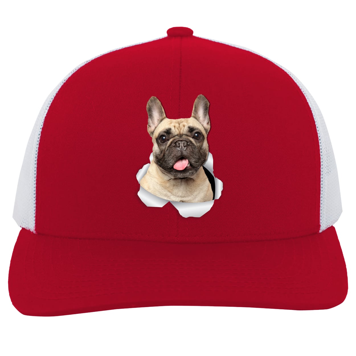 104C Trucker Snap Back - Red/White