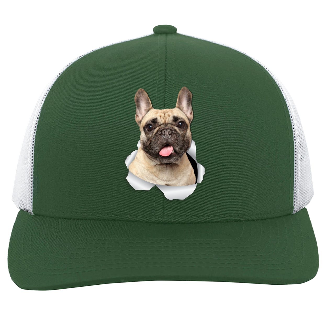 104C Trucker Snap Back - Dark Green/White