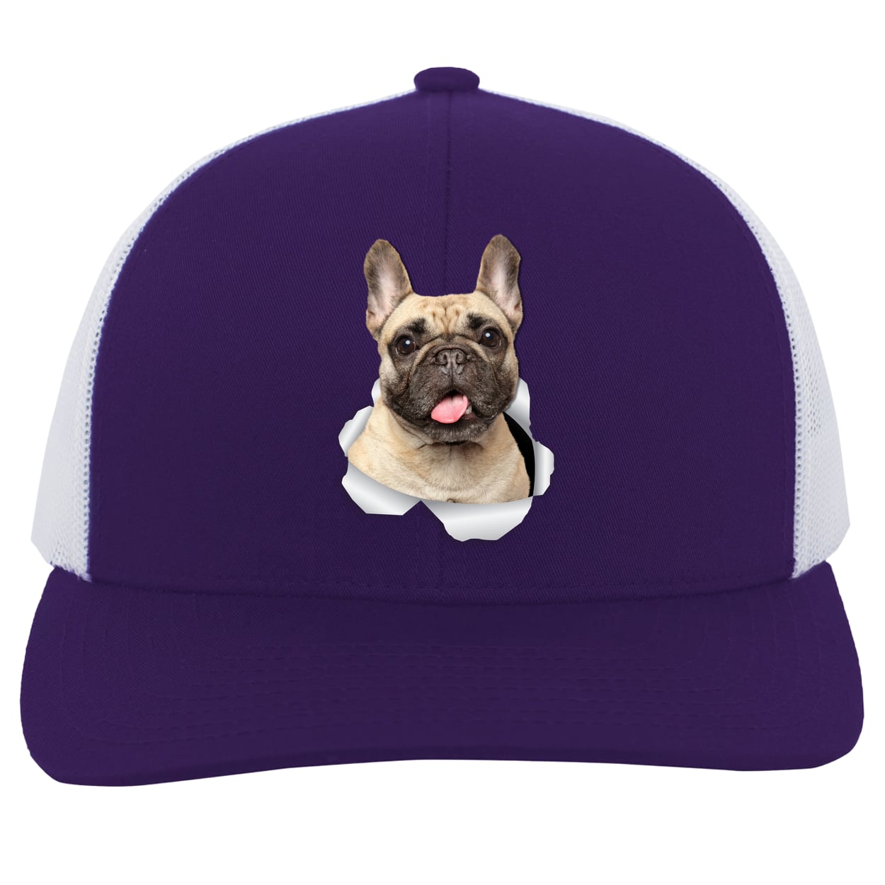 104C Trucker Snap Back - Purple/White