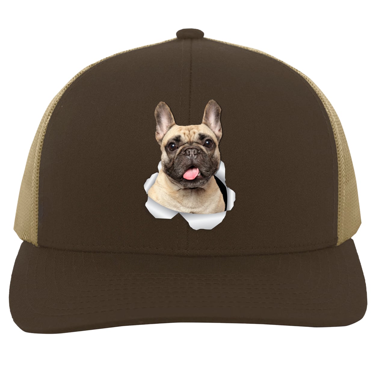 104C Trucker Snap Back - Brown/Khaki