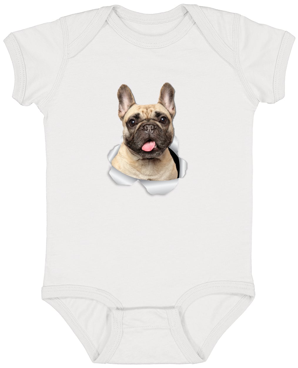 4424 Infant Fine Jersey Bodysuit - White