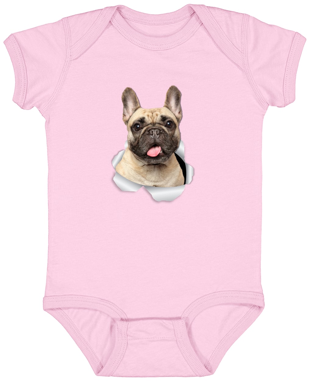 4424 Infant Fine Jersey Bodysuit - Pink