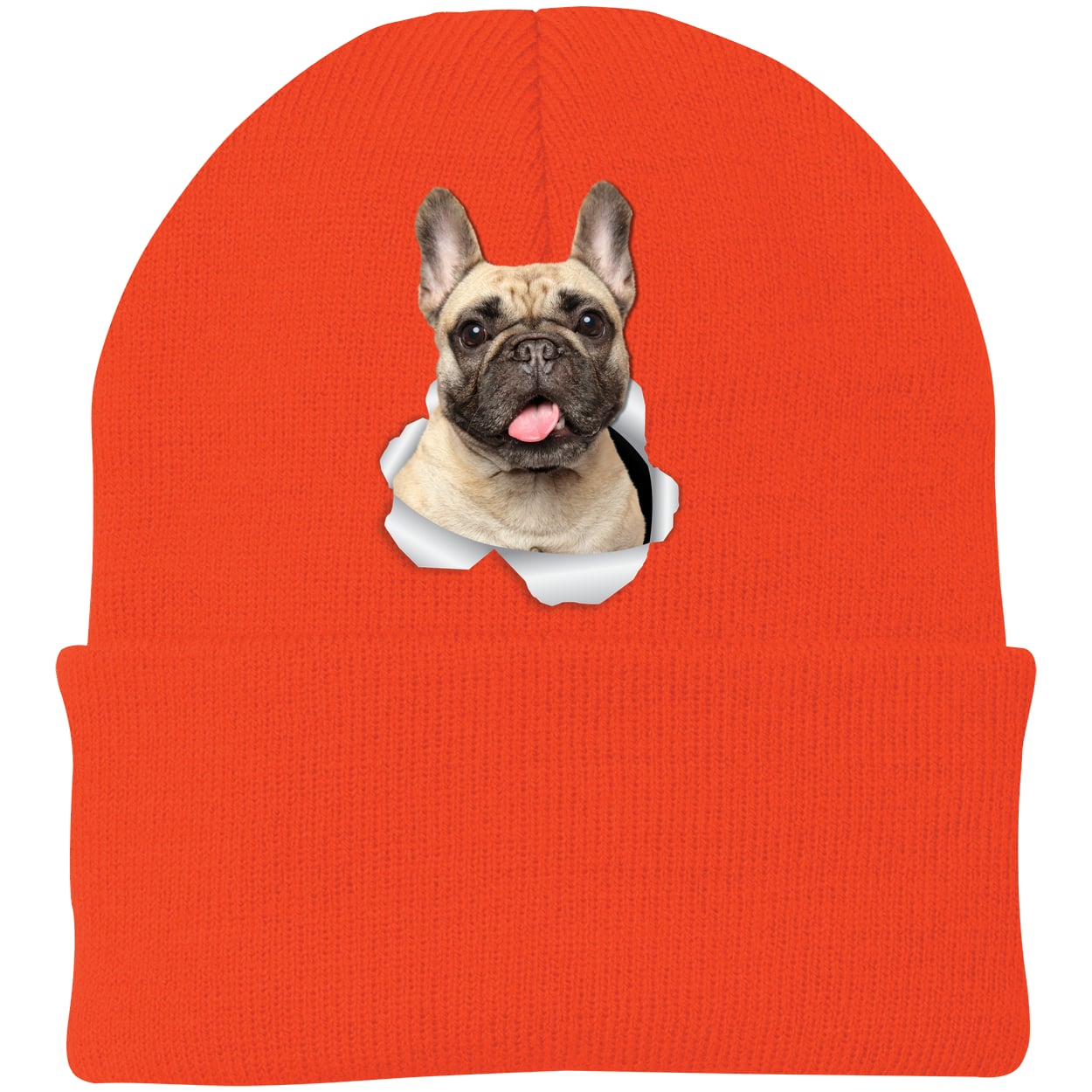 CP90 Port & Company Knit Beanie - Athletic Orange