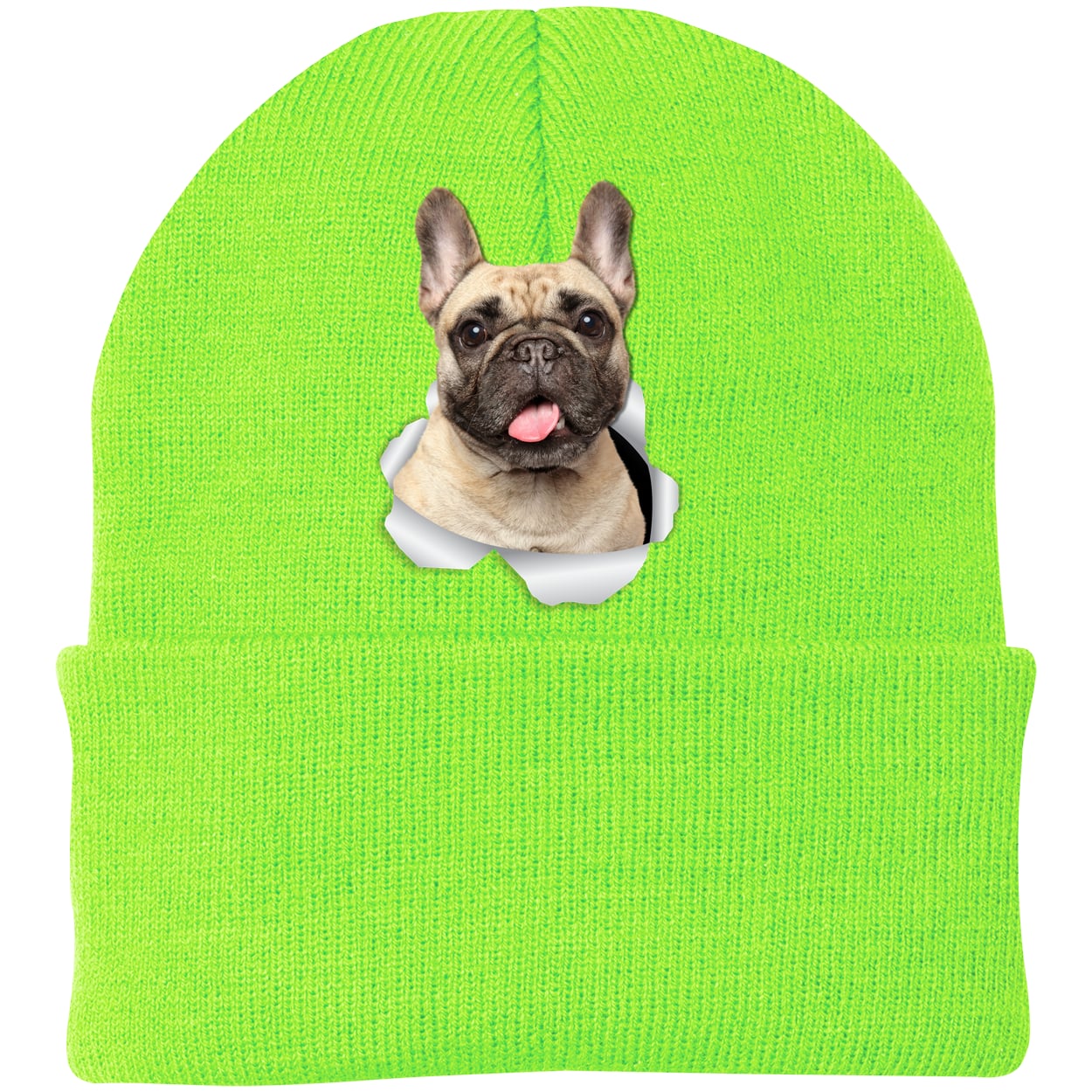 CP90 Port & Company Knit Beanie - Neon Green