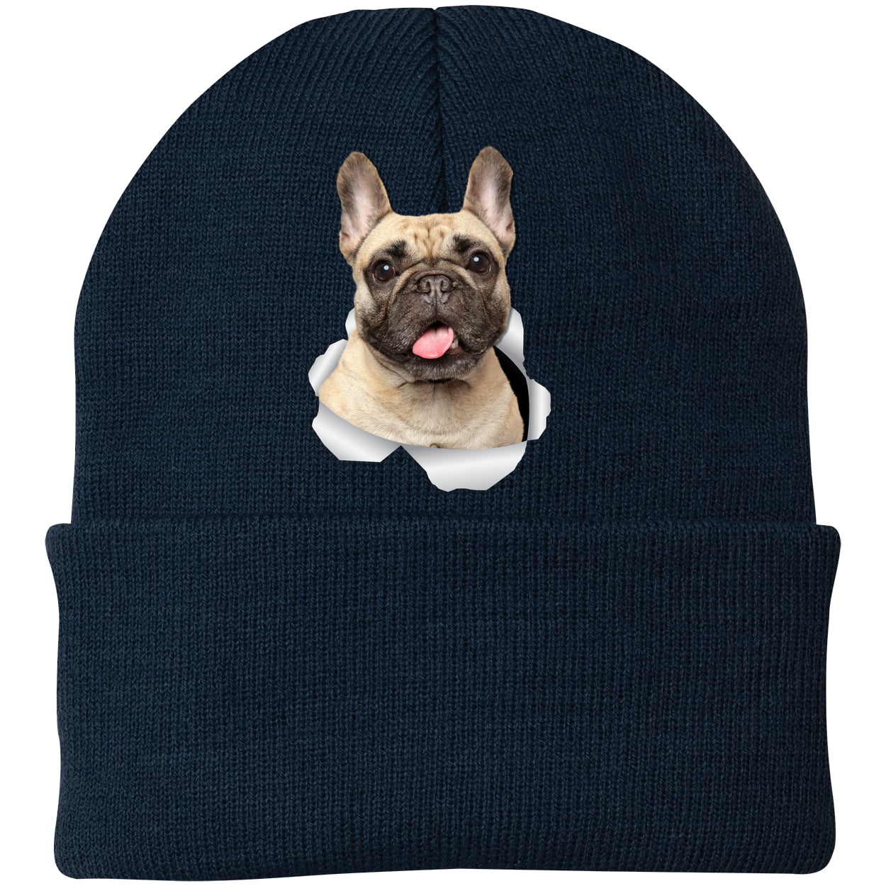 CP90 Port & Company Knit Beanie - Navy
