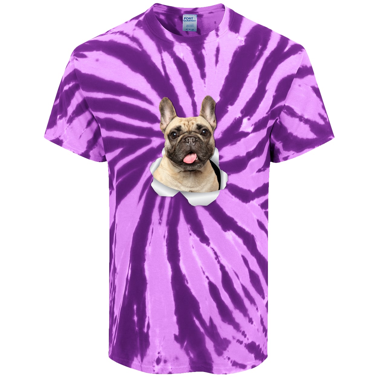 PC147 Port & Company Tie-Dye Tee - Purple