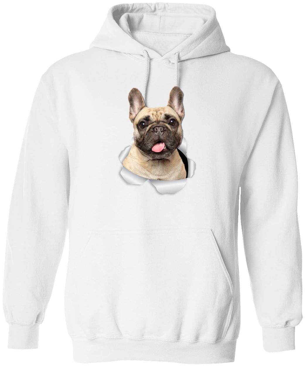 G185 Gildan Pullover Hoodie - White