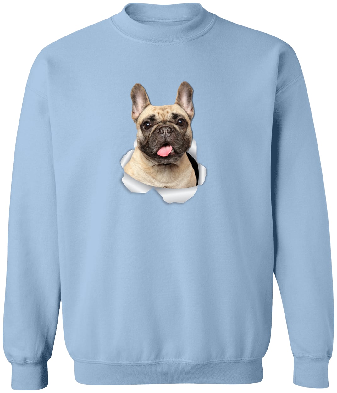 G180 Gildan Crewneck Pullover Sweatshirt - Light Blue
