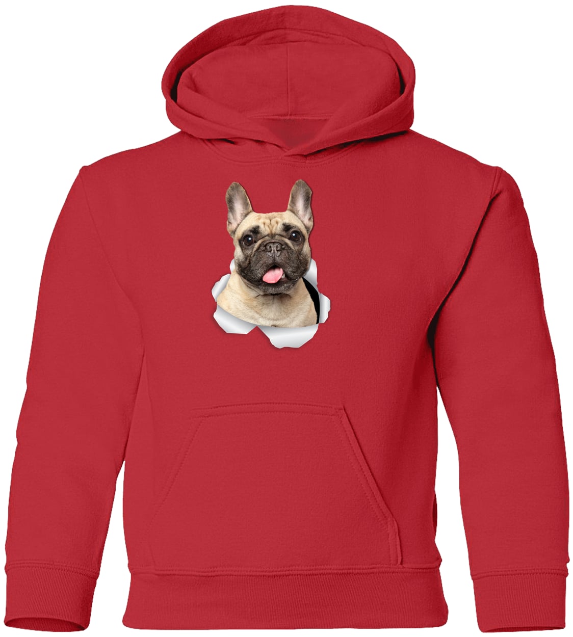 G185B Gildan Youth Pullover Hoodie - Red