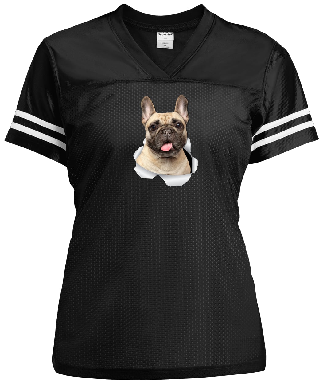 LST307 Sport-Tek Ladies' Replica Jersey - Black/White