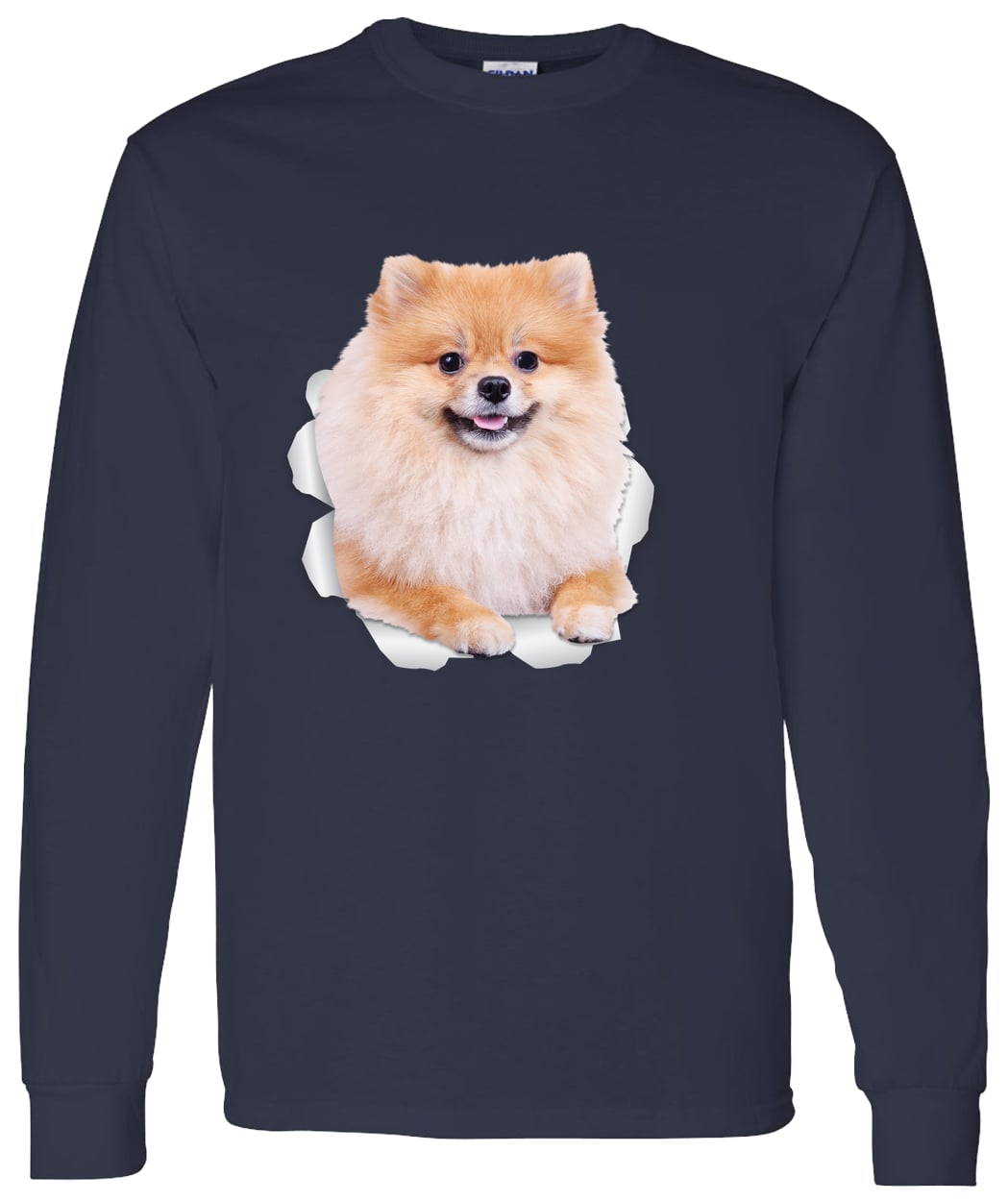 G540 LS T-Shirt 5.3 oz. - Navy