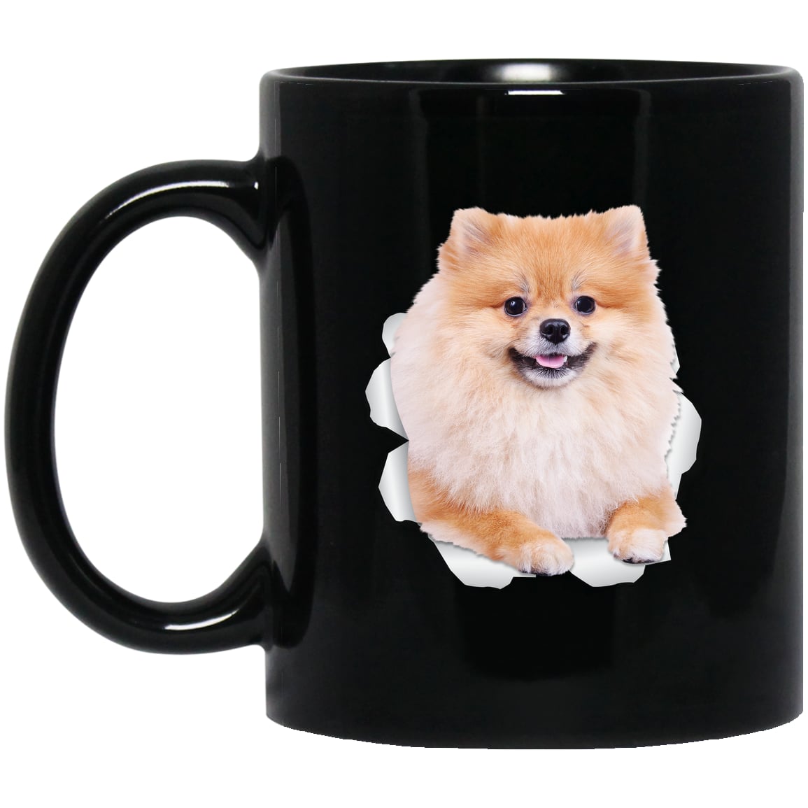 BM11OZ 11oz Black Mug Design Preview
