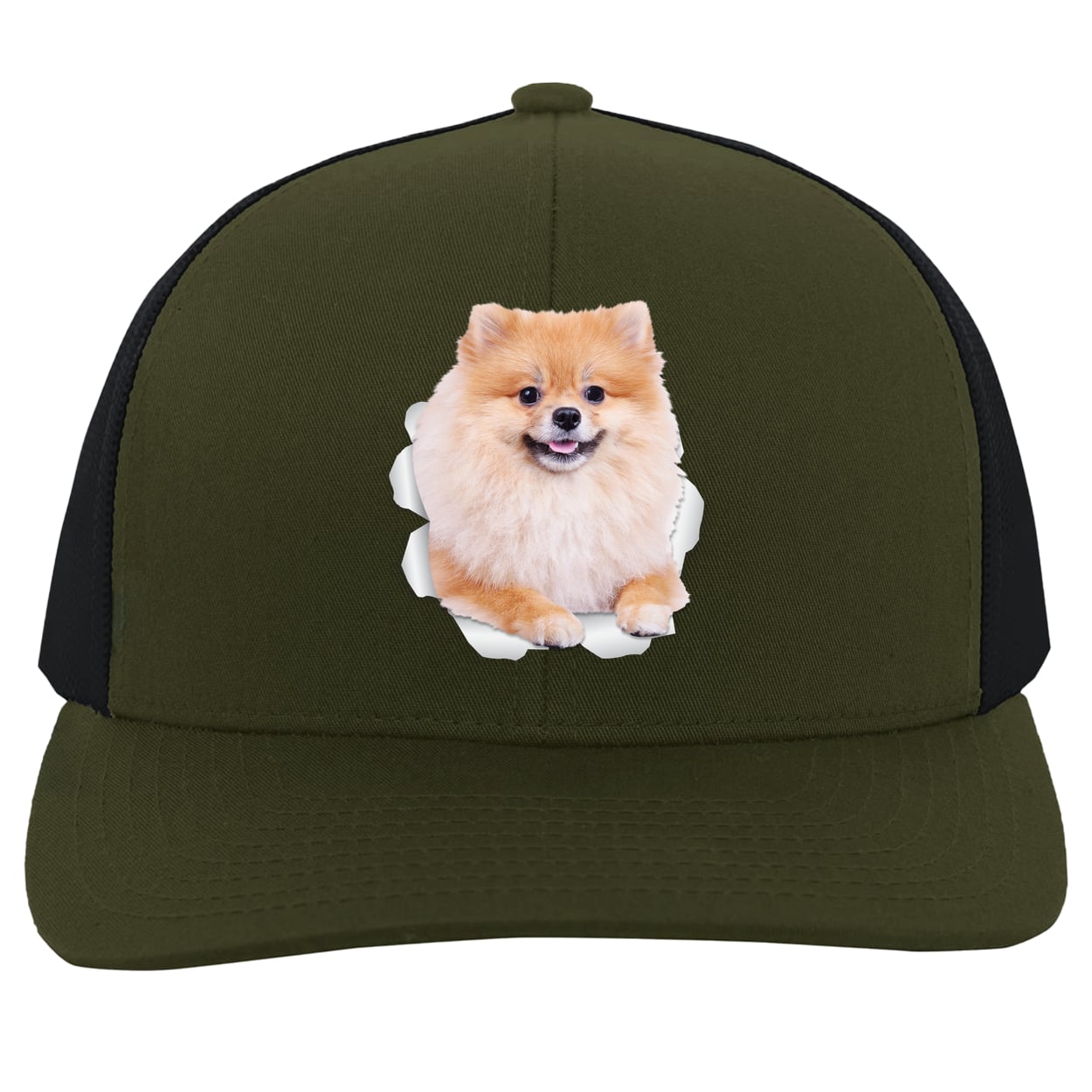 104C Trucker Snap Back - Moss/Charcoal