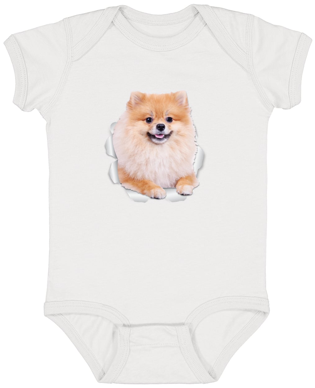 4424 Infant Fine Jersey Bodysuit - White