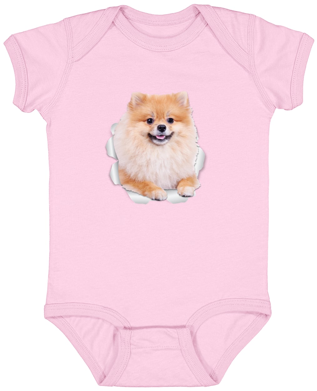 4424 Infant Fine Jersey Bodysuit - Pink