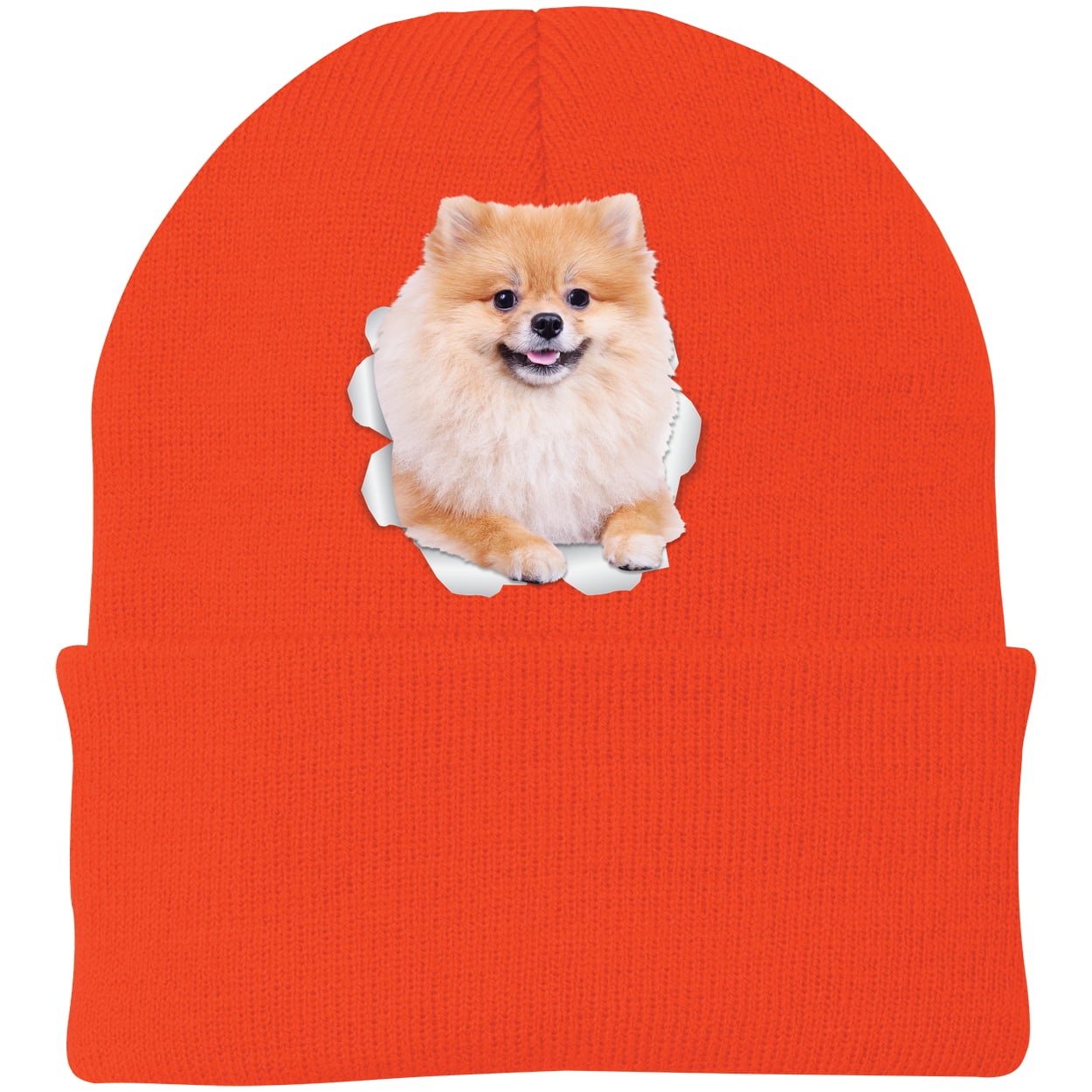 CP90 Port & Company Knit Beanie - Athletic Orange